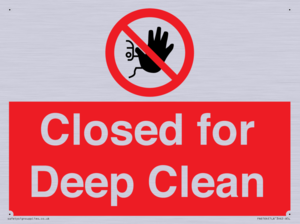 Closed for Deep Clean